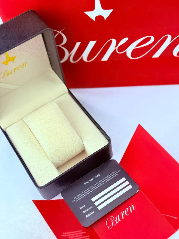 Buren Watch For Men BU8013M-S-B-B