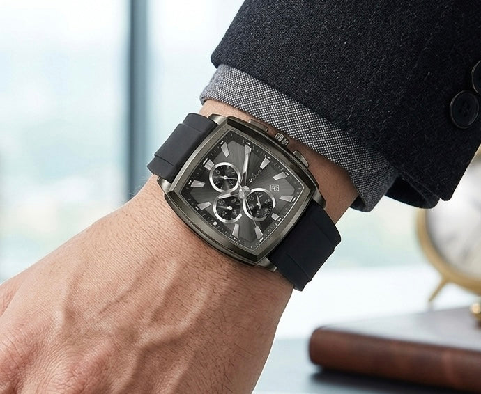 Buren Watch For Men BU8014 BK/BK/BK
