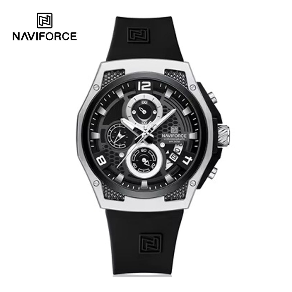 Naviforce Watch For Men NF8051T-S-B-B