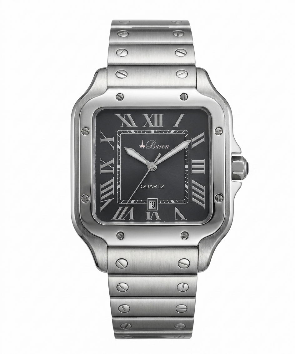 Buren Watch For Men BU251053-S-BK-S