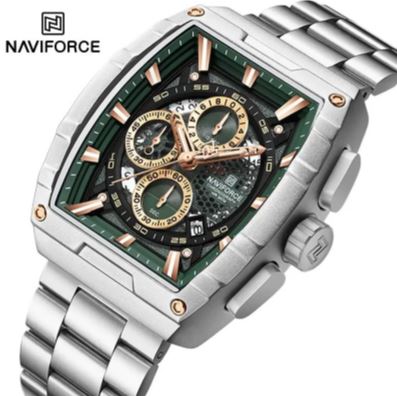 Naviforce Watch For Men NF8066-S-GN-S