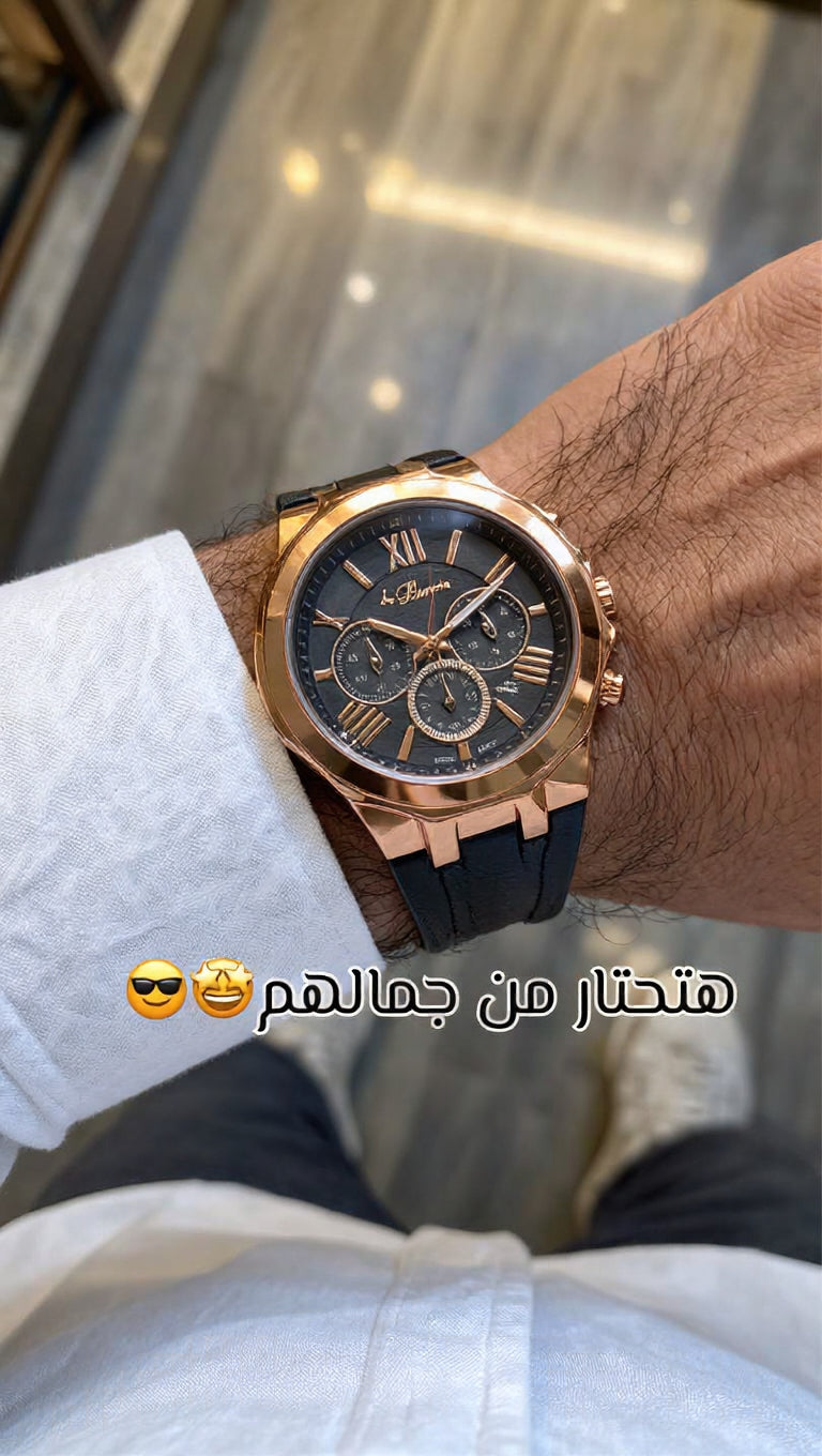 Buren Watch For Men BU8013M-RG-B-B