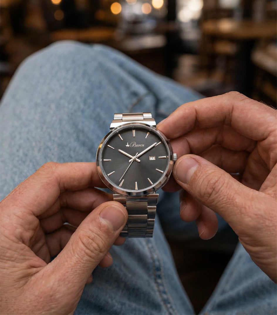 Buren Watch For Men BU70024M-S-B-S