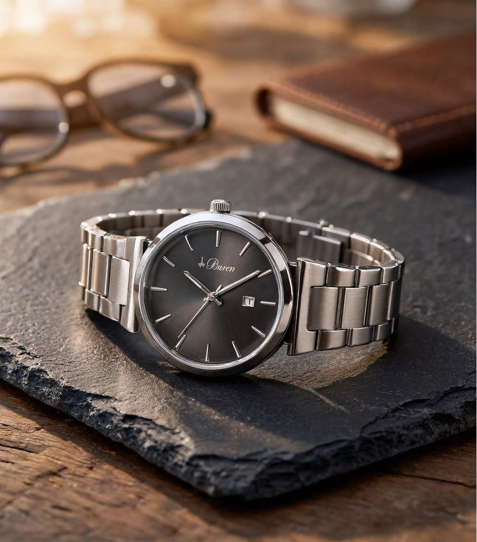 Buren Watch For Men BU70024M-S-B-S