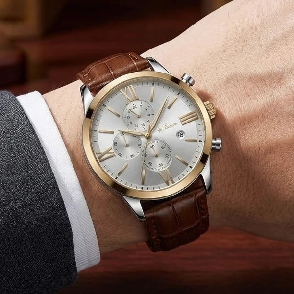 Buren Watch For Men BU70030M-TT-S-BR