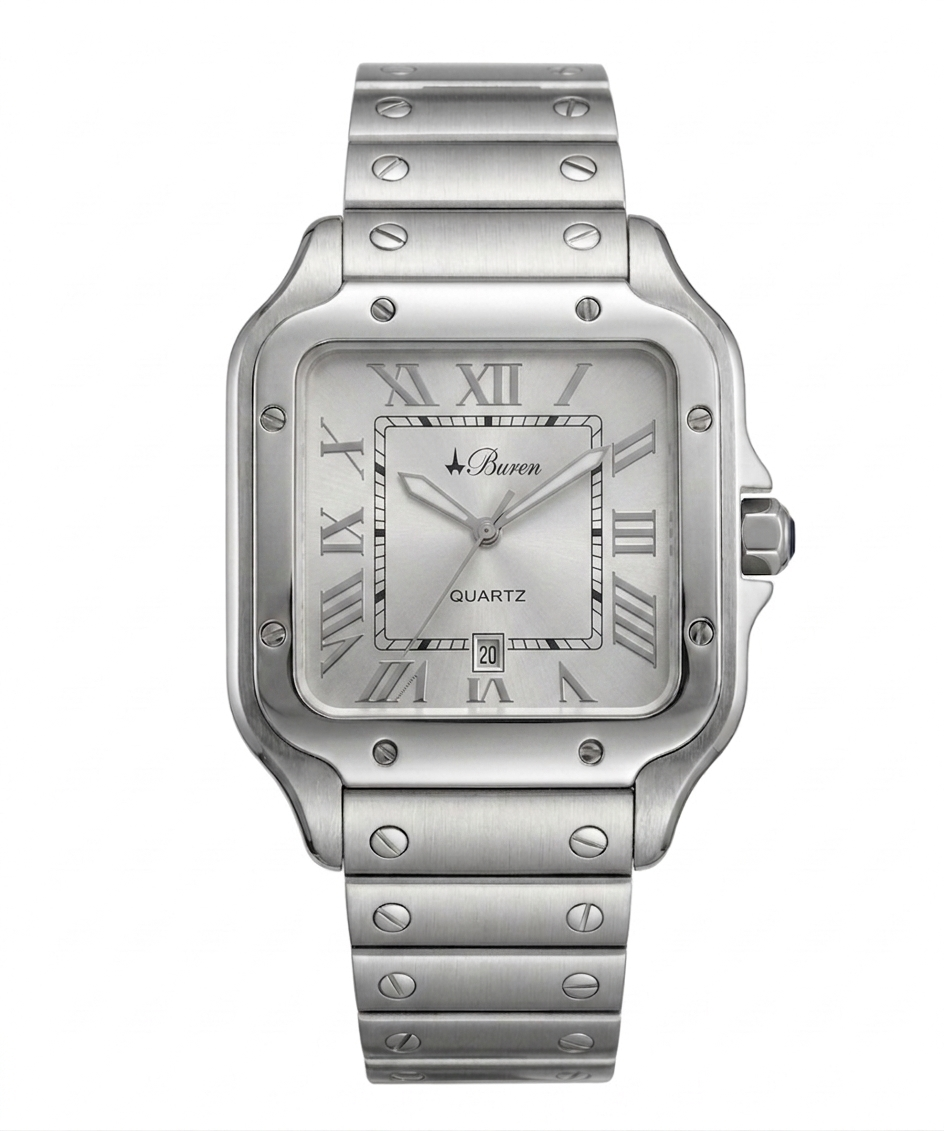 Buren Watch For Men BU251053-S-W-S