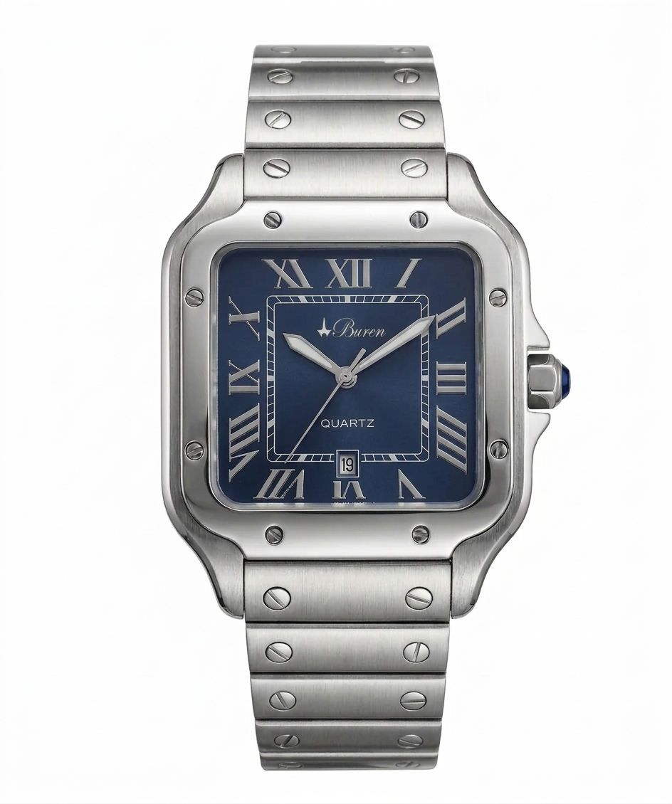 Buren Watch For Men BU251053-S-Bl-S
