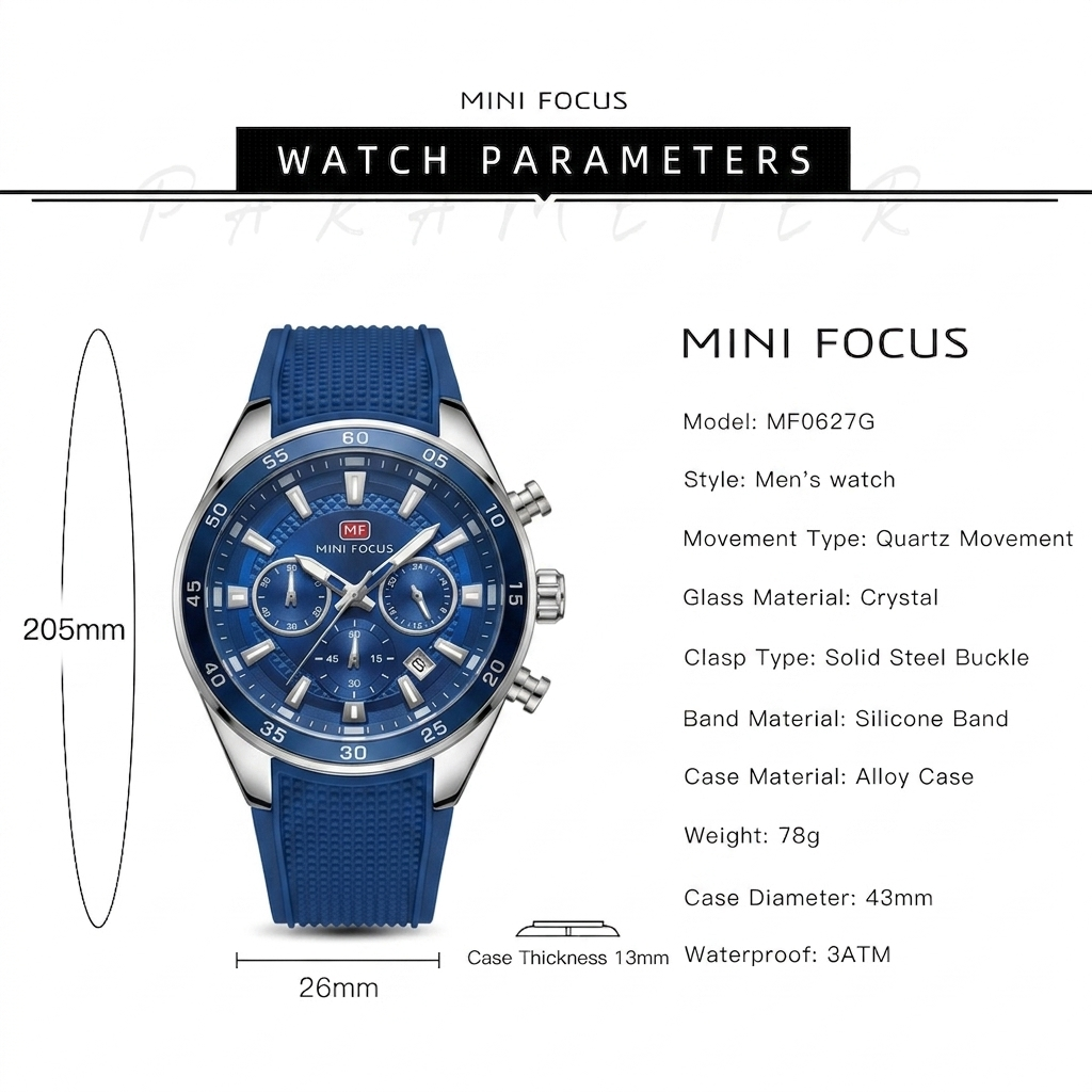Mini Focus Watch For Men MF0627G. 02