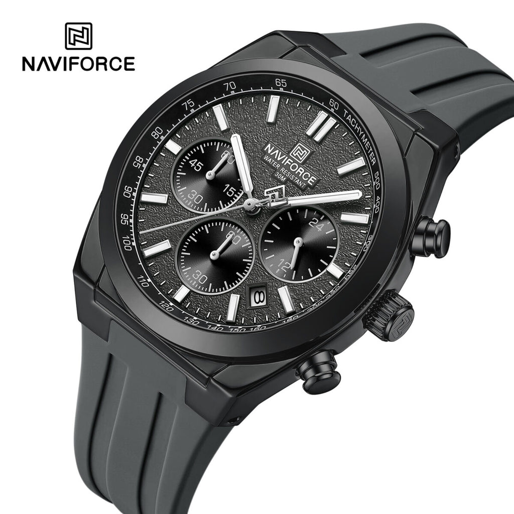 Naviforce Watch For Men NF8080-B-GY-GY