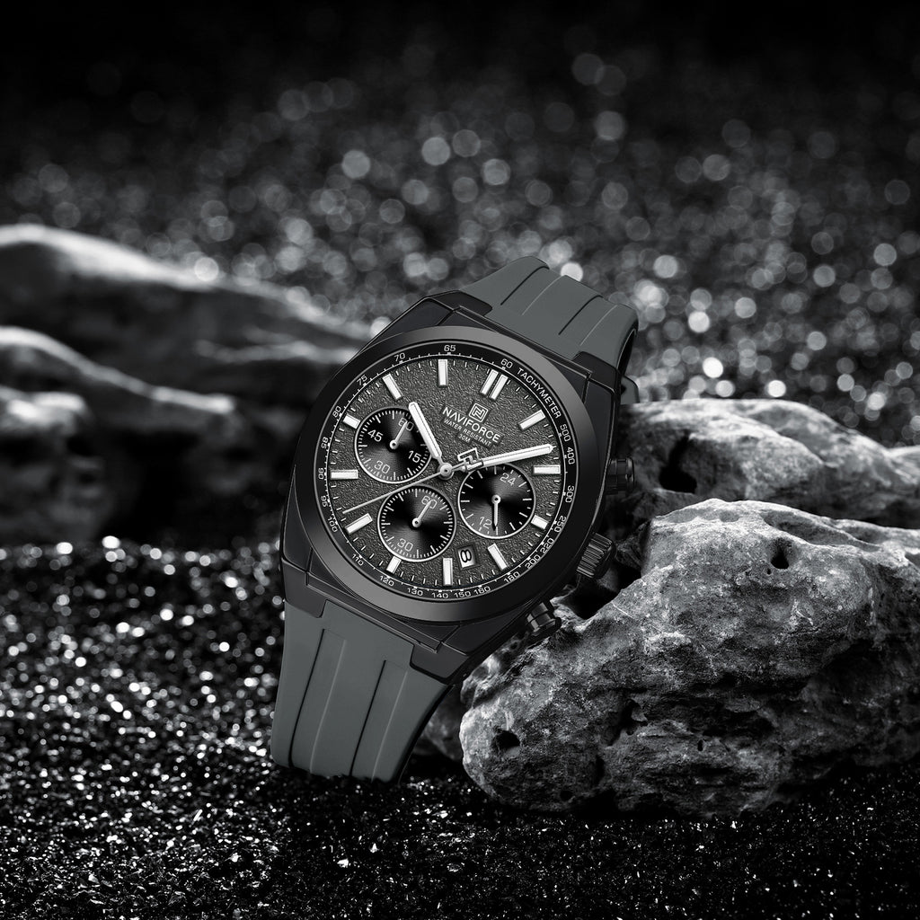 Naviforce Watch For Men NF8080-B-GY-GY