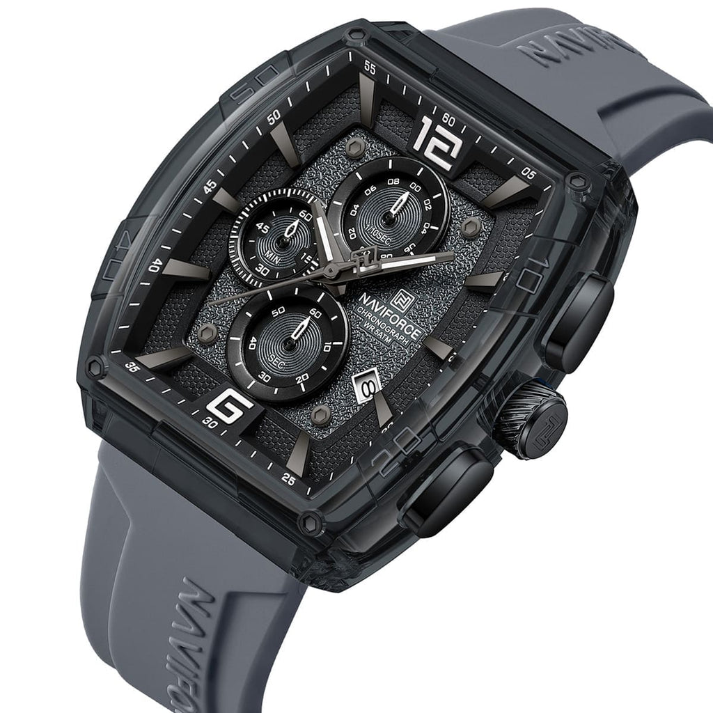 Naviforce Watch For Men NF6101-GY-W-GY