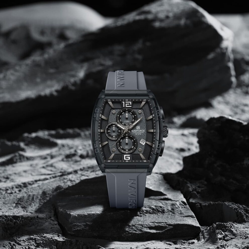Naviforce Watch For Men NF6101-GY-W-GY