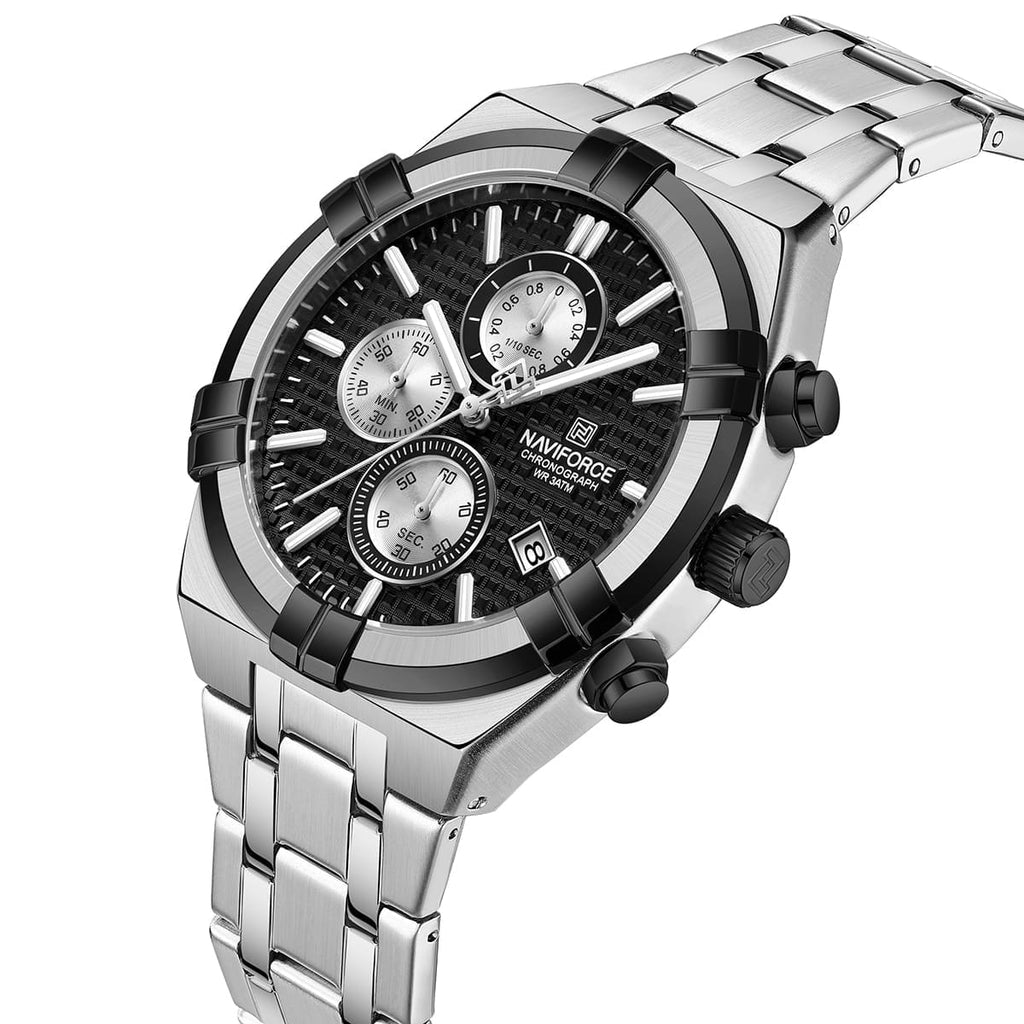 Naviforce Watch For Men NF8042-S-B-S