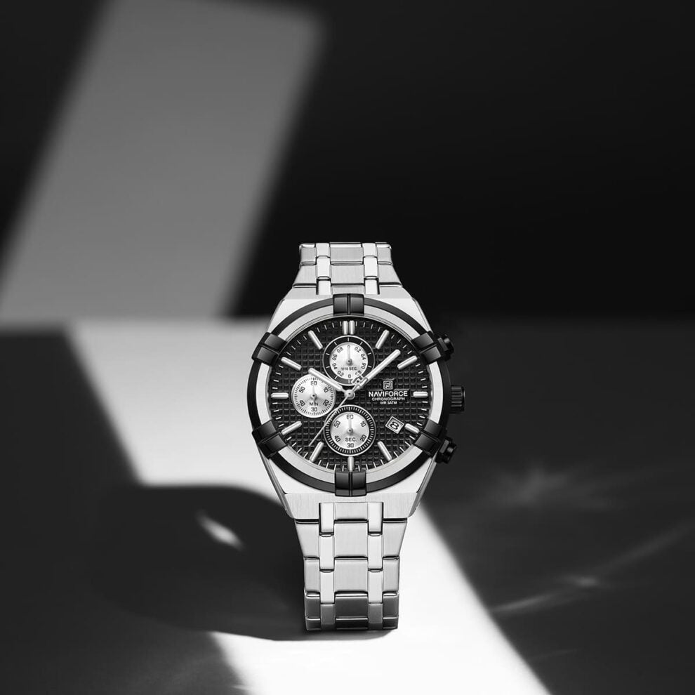 Naviforce Watch For Men NF8042-S-B-S