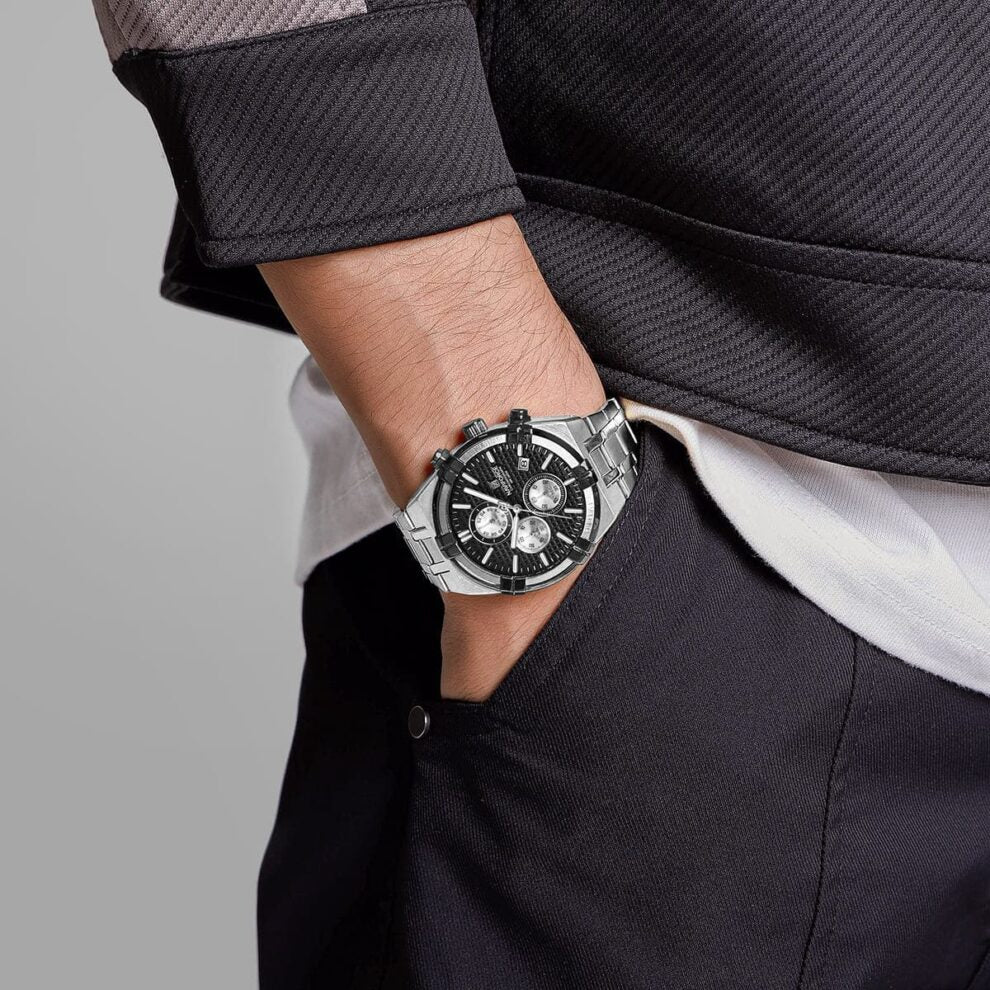 Naviforce Watch For Men NF8042-S-B-S