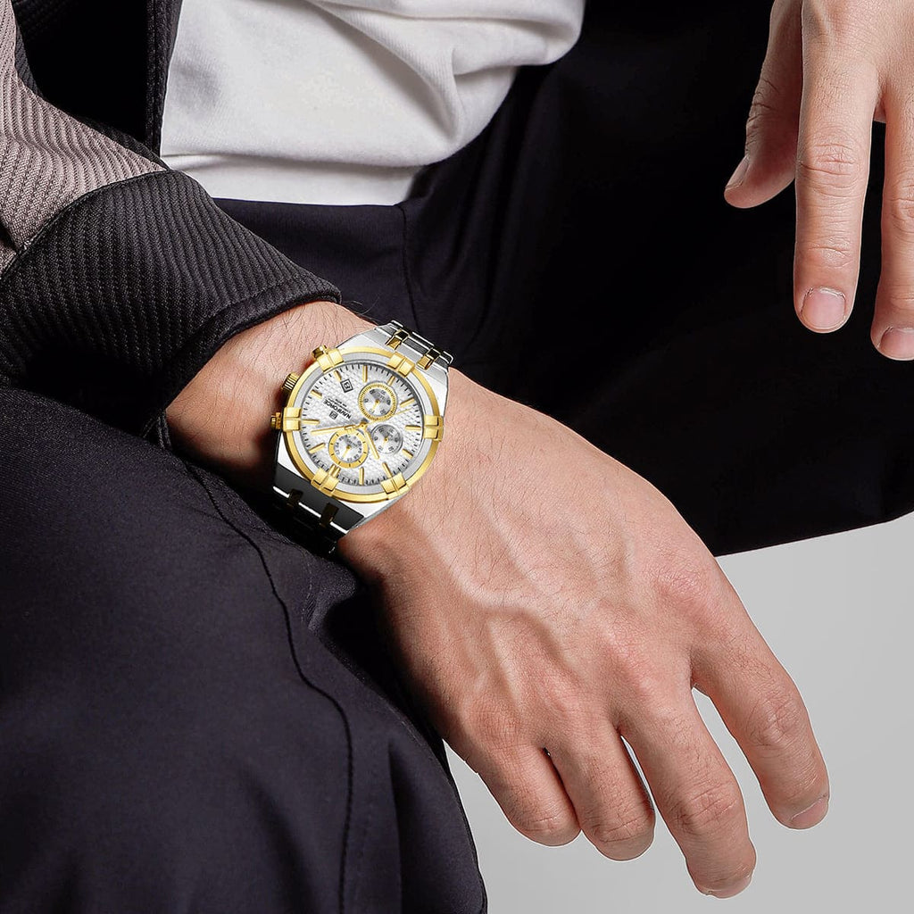 Naviforce Watch For Men NF8042-S-W-G