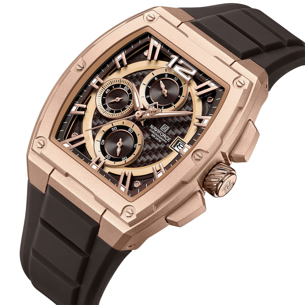 Naviforce Watch For Men NF8050-RG-RG-CE