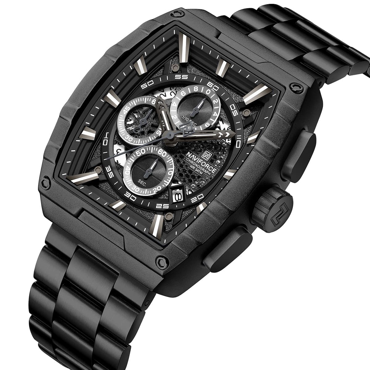 Naviforce Watch For Men NF8066-B-B-B