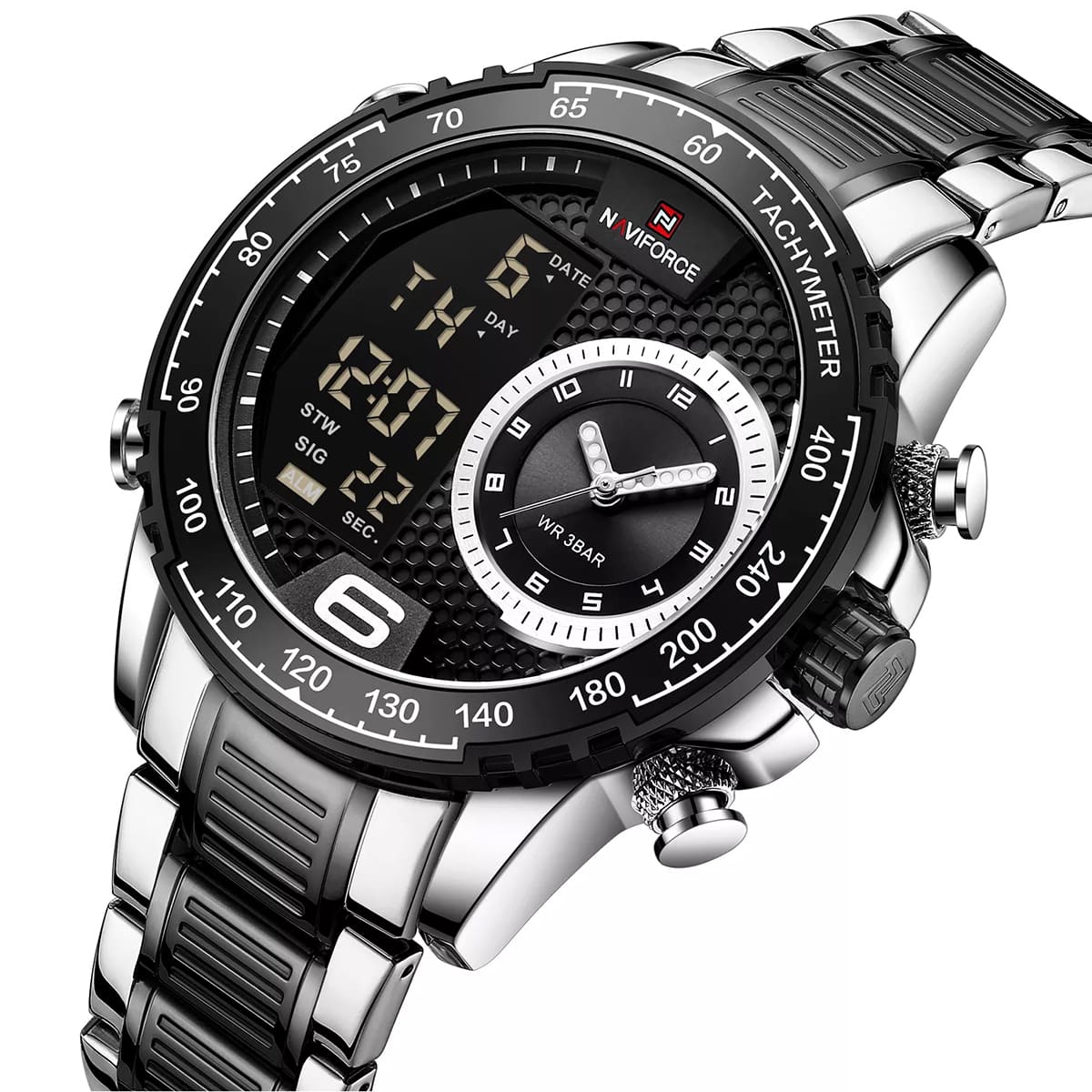 Naviforce Watch For Men NF9199S-S-B