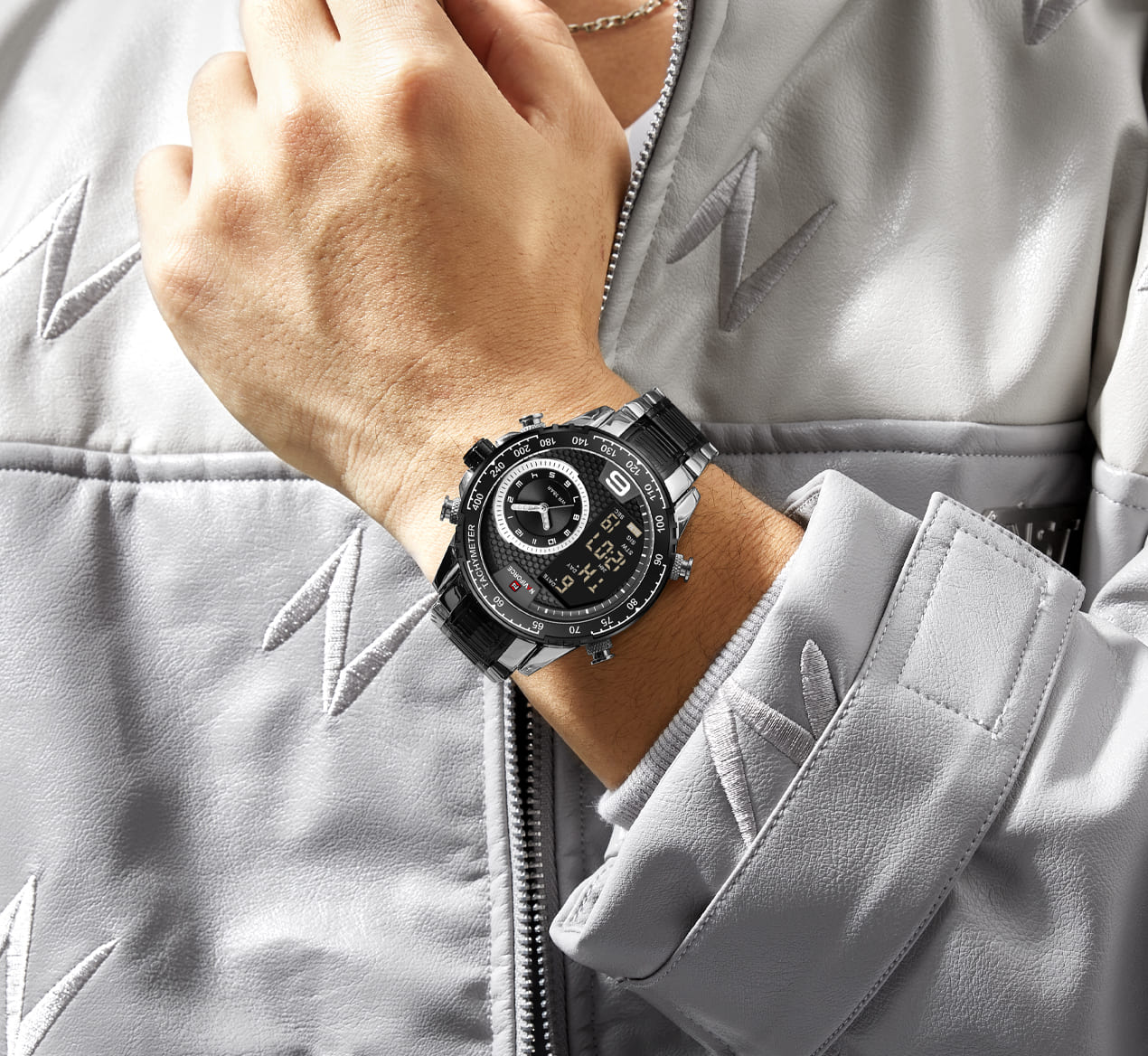 Naviforce Watch For Men NF9199S-S-B