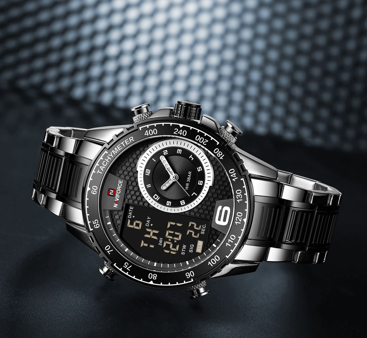 Naviforce Watch For Men NF9199S-S-B