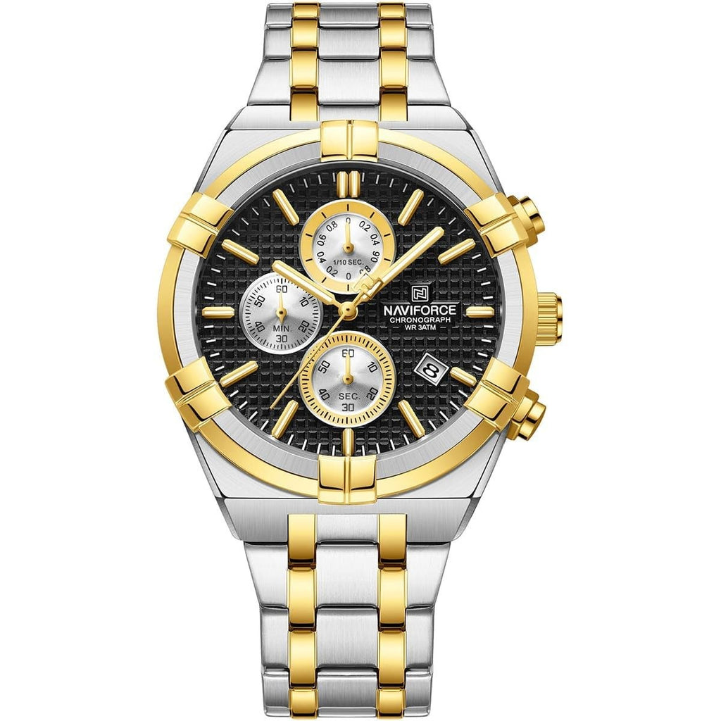 Naviforce Watch For Men NF8042-S-B-G