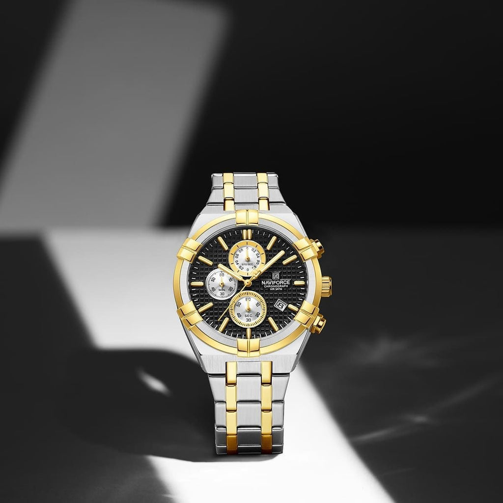 Naviforce Watch For Men NF8042-S-B-G