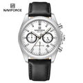 Naviforce Watch For Men NF8082-S-W-B