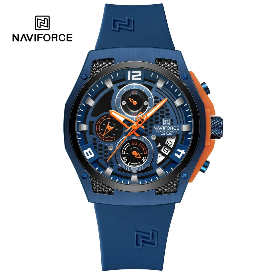 Naviforce Watch For Men NF8051T-B-BE-BE